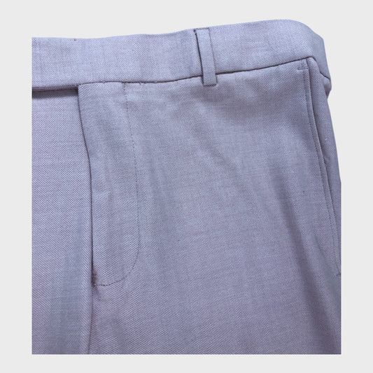 ANTIQUE ROGUE Smart Trousers Men’s Pink Polyester Viscose Blend