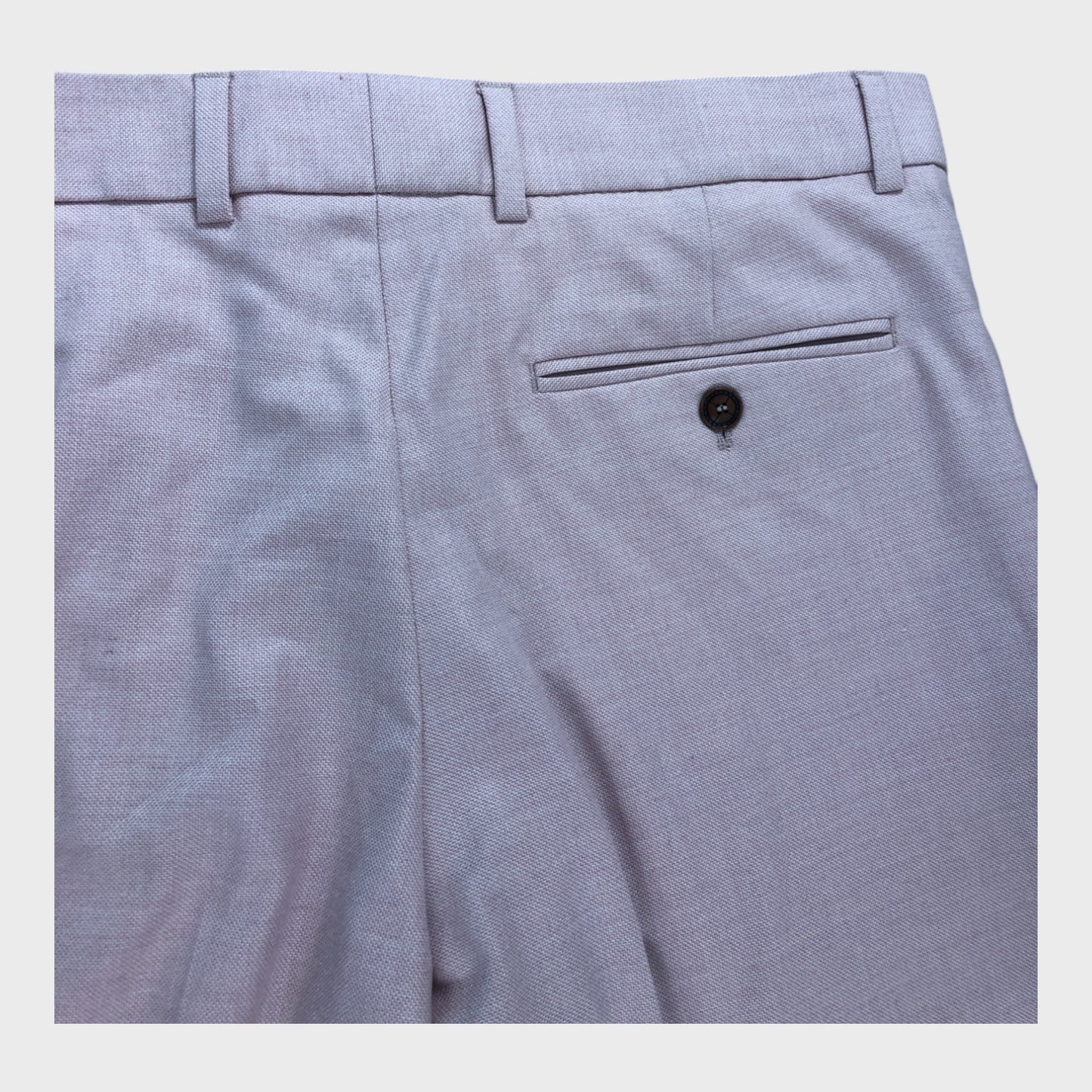 ANTIQUE ROGUE Smart Trousers Men’s Pink Polyester Viscose Blend