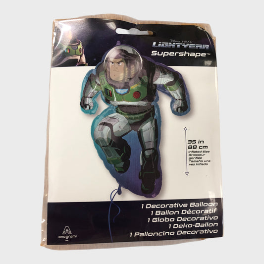 Buzz Lightyear Supershape Balloon 35in Helium Party Decor