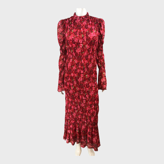 Kitri Red Roses Maxi Dress - Size 10