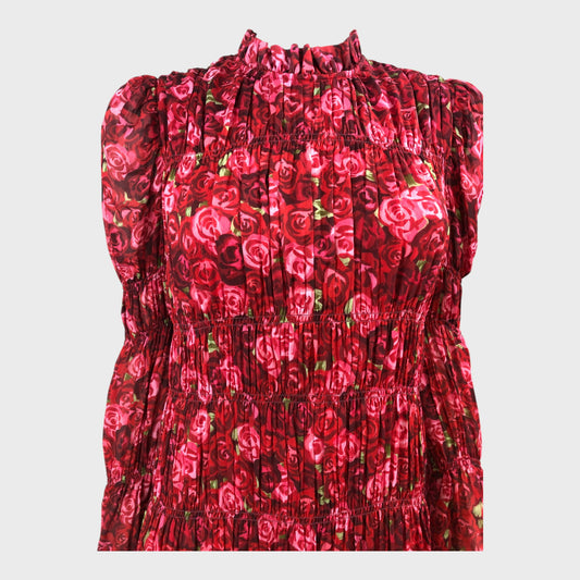 Kitri Red Roses Maxi Dress - Size 10