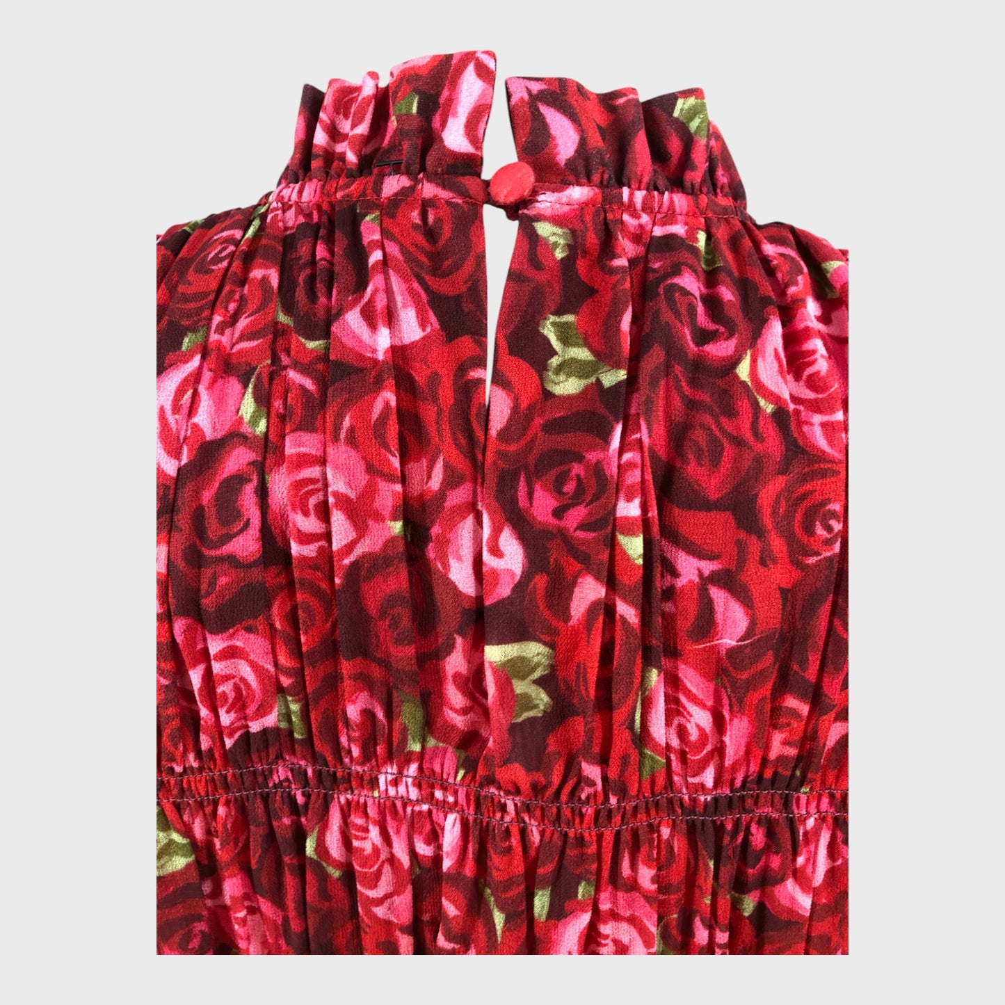Kitri Red Roses Maxi Dress - Size 10