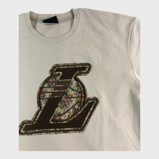 Los Angeles Lakers Tan T-Shirt - Size Medium