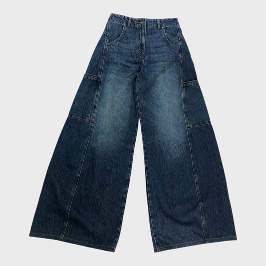 Branded Baggy Jeans - Size 8