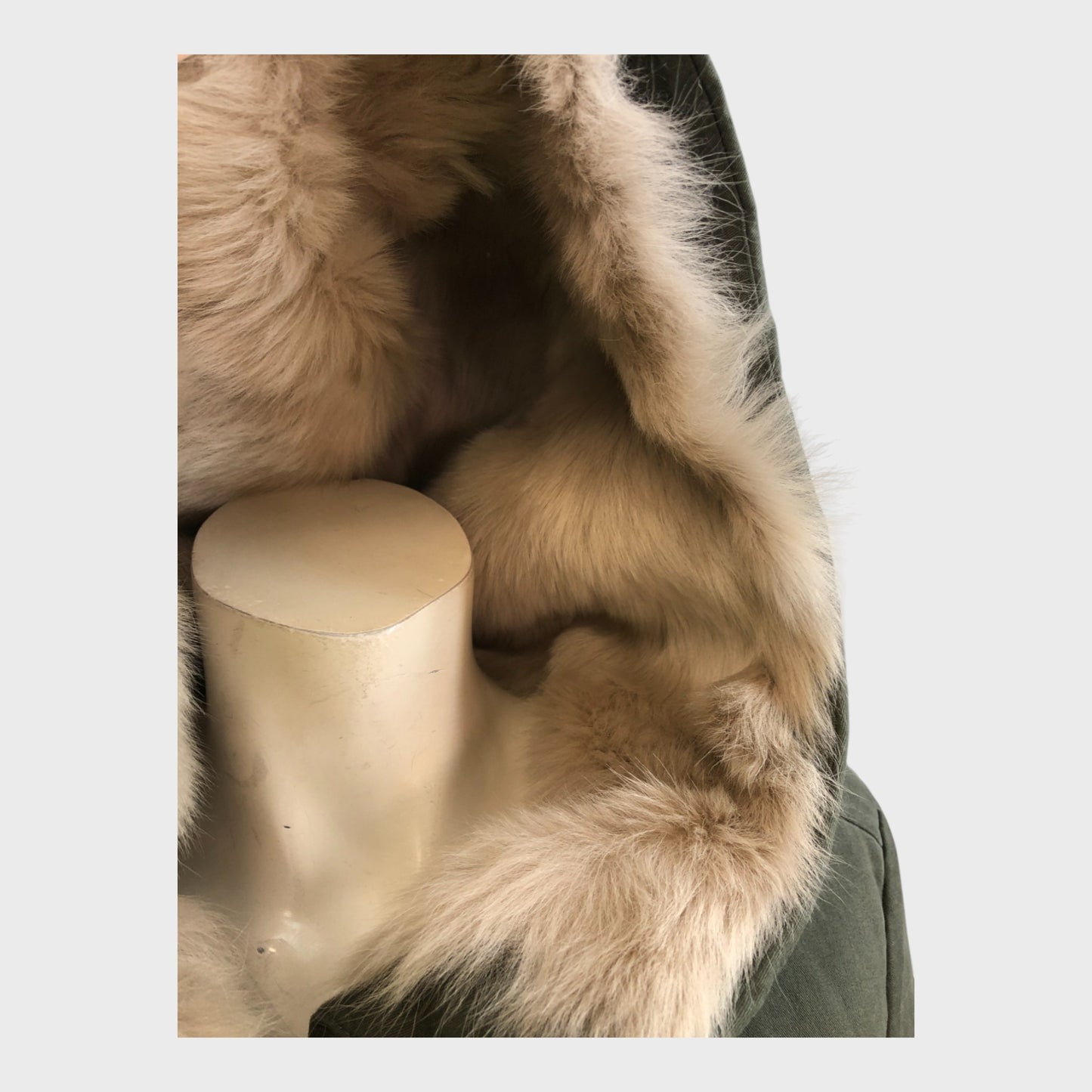 Branded Khaki Parka - Size 10