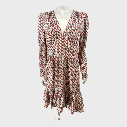 Branded Tulip Print Dress - Size 16