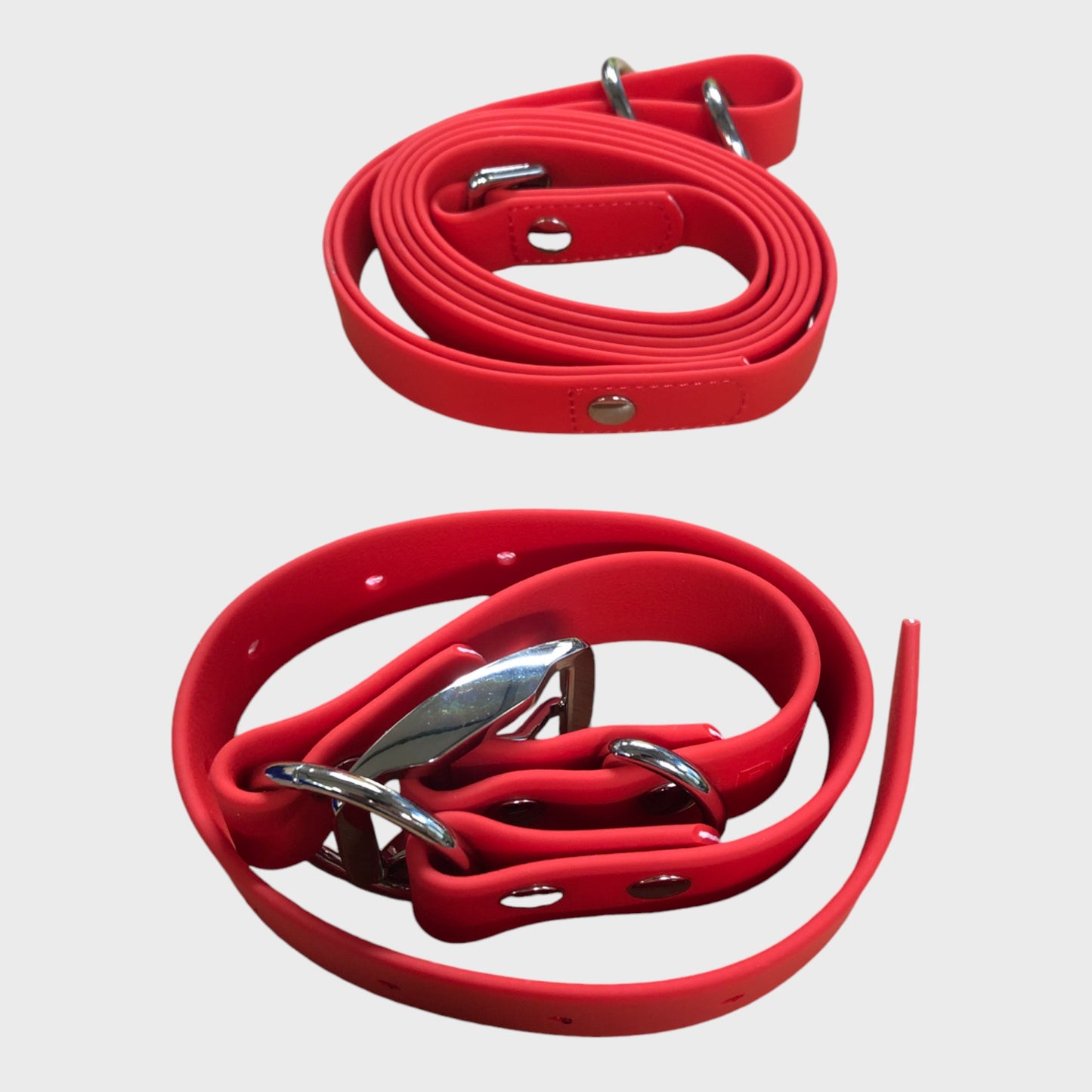 Waterproof Vinyl Coated Dog Lead and Collar Set