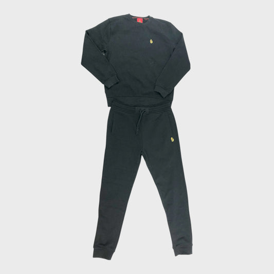 Luke Black Tracksuit - Large