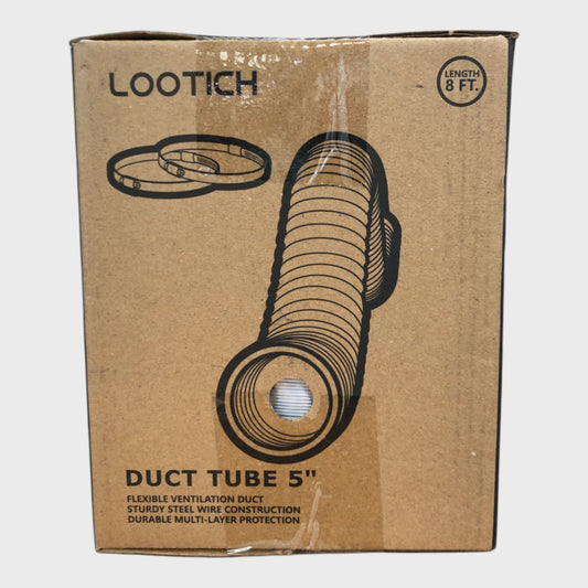 LOOTICH Inch Duct Tube Flexible Ventilation 8 Ft Length Durable