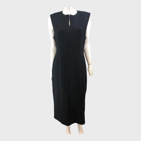 Branded Black Pencil Dress - Size 16