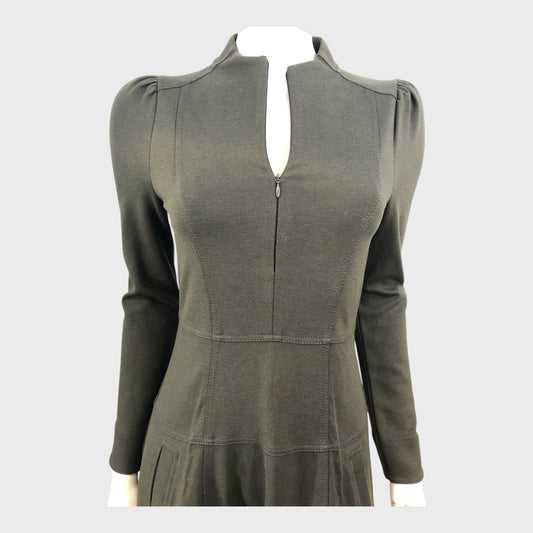 Branded Khaki Dress - Size 8