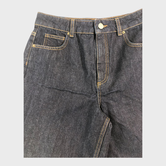 Branded Denim Bermuda Shorts - Size 10