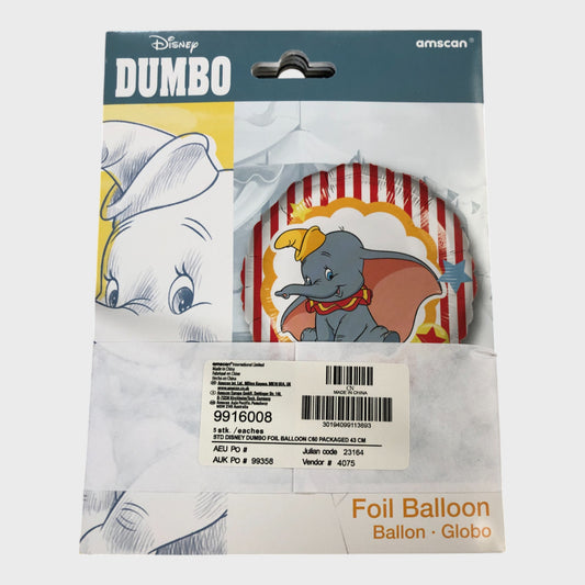 Dumbo Foil Balloon - 43cm - Pack of 5