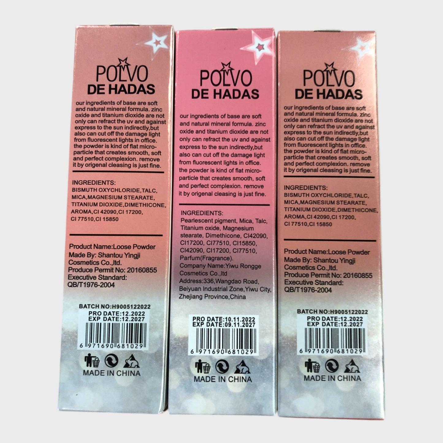 HANDAIYAN Polvo De Hadas Magic Colour Shiner Loose Powder 9g Three Shades