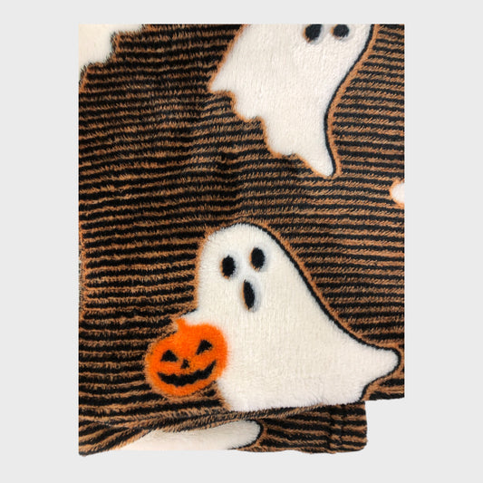 Soft Fleece Ghost Halloween Blanket 120x150cm
