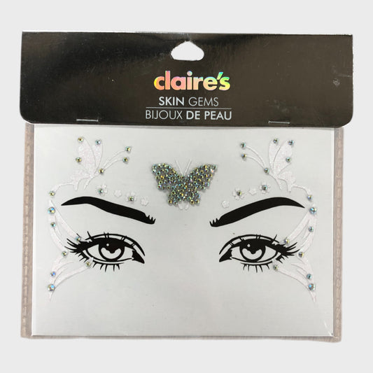CLAIRE'S Skin Gems Face Jewels Sticker Pack for Face Art