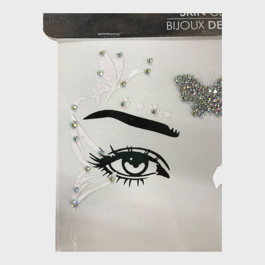 CLAIRE'S Skin Gems Face Jewels Sticker Pack for Face Art