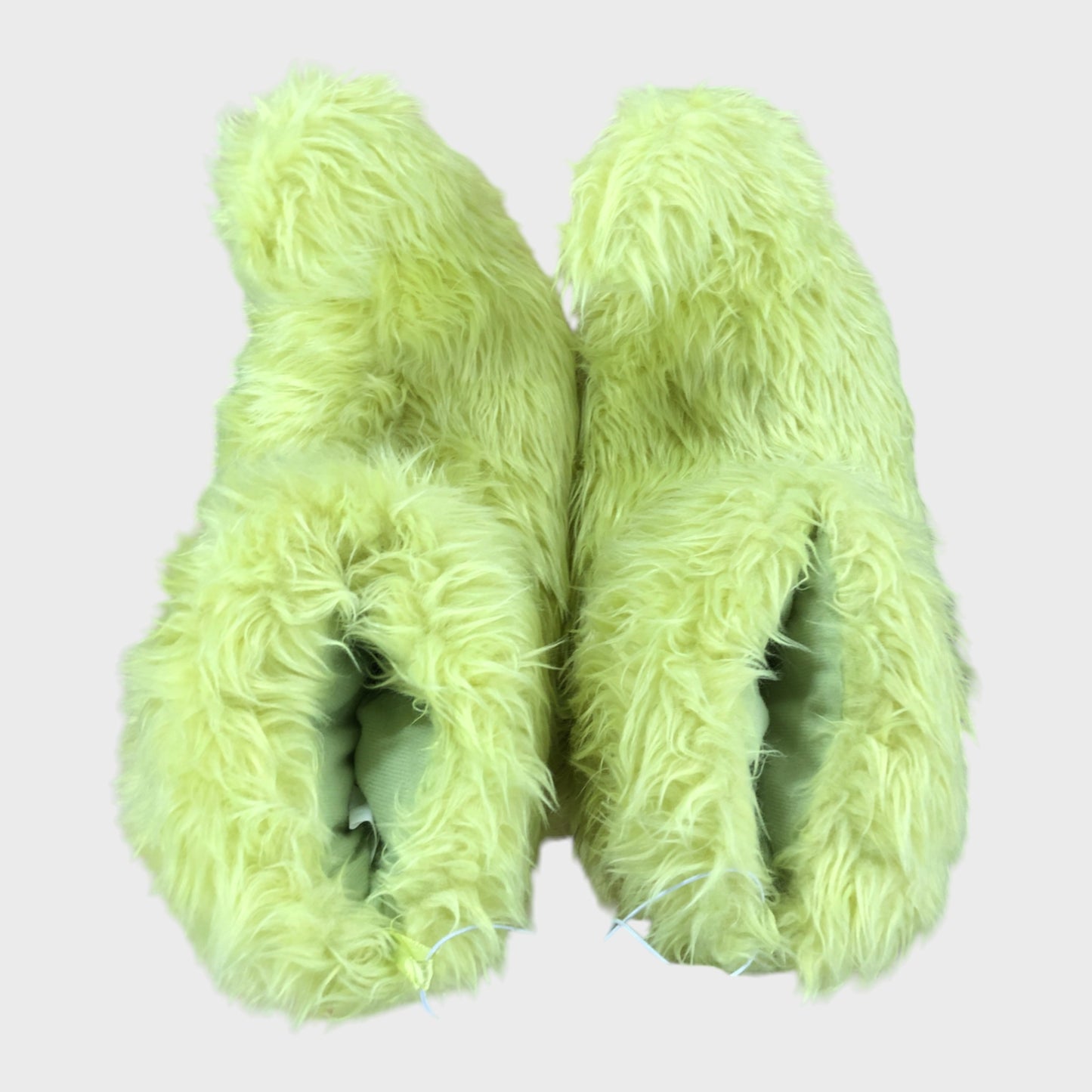 GRINCH Slipper Women's Cartoon Furry Plush Green Novelty Comfy