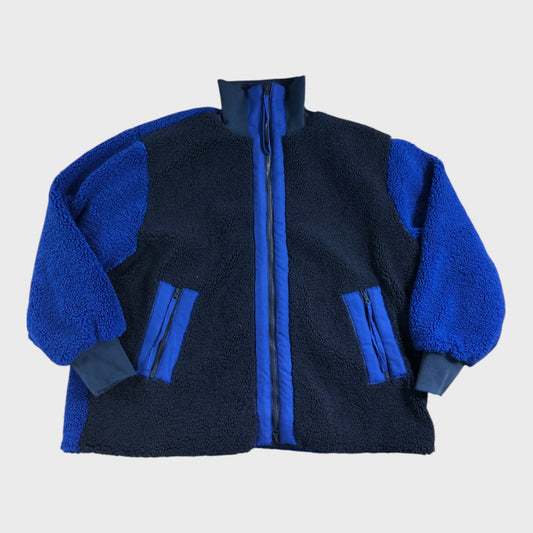 Roksanda Women's Jacket Blue Fleece Full Zip Pockets