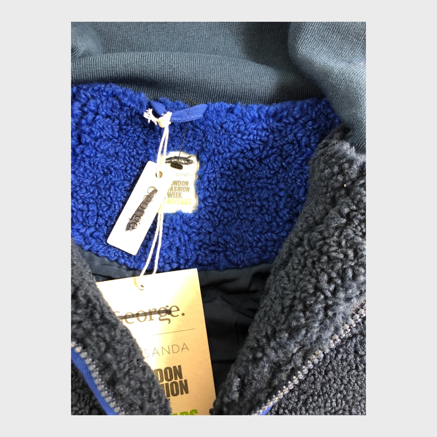 Roksanda Women's Jacket Blue Fleece Full Zip Pockets
