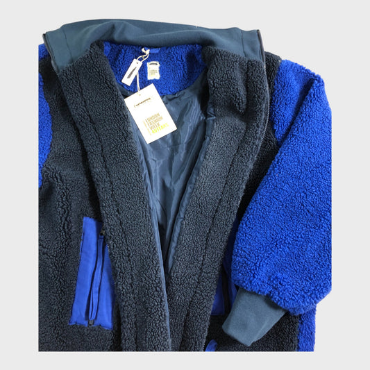 Roksanda Women's Jacket Blue Fleece Full Zip Pockets