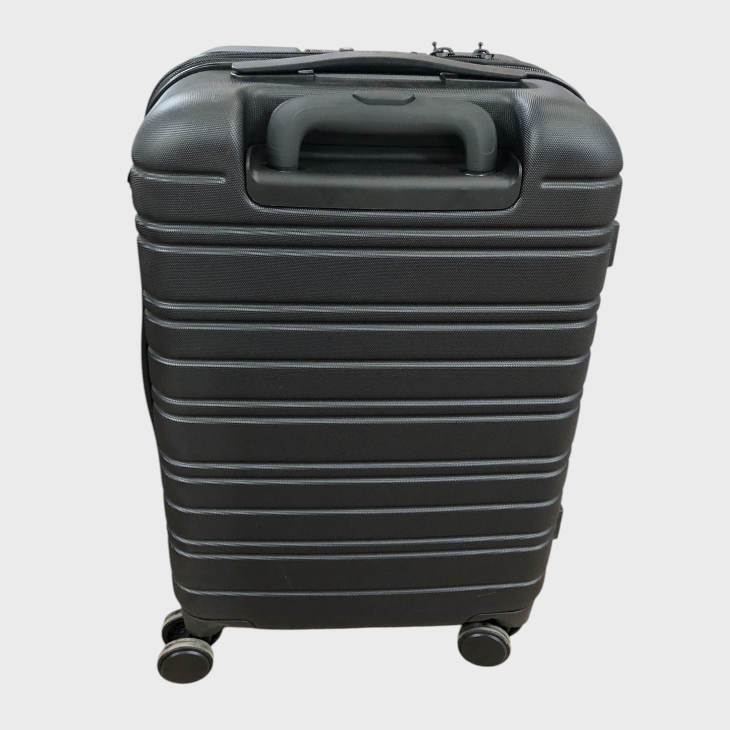 Nere Stori Front Open Cabin Suitcase - Black