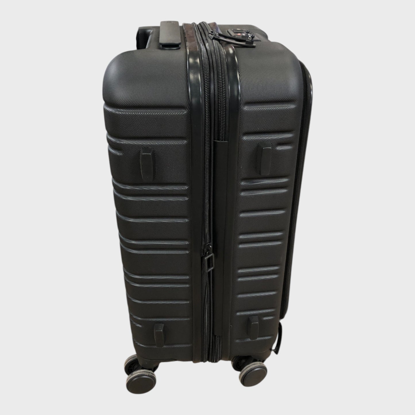 Nere Stori Front Open Cabin Suitcase - Black
