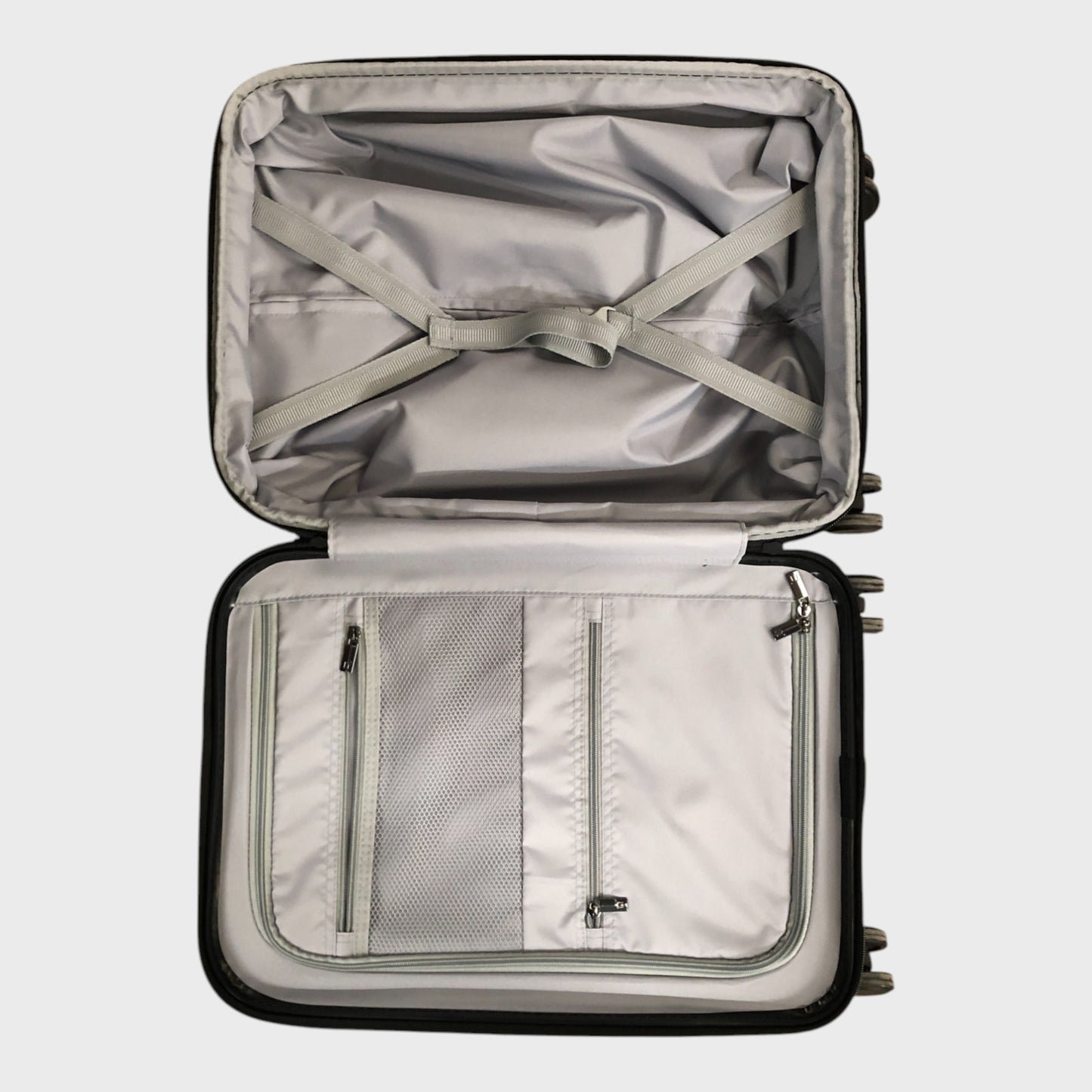 Nere Stori Front Open Cabin Suitcase - Black
