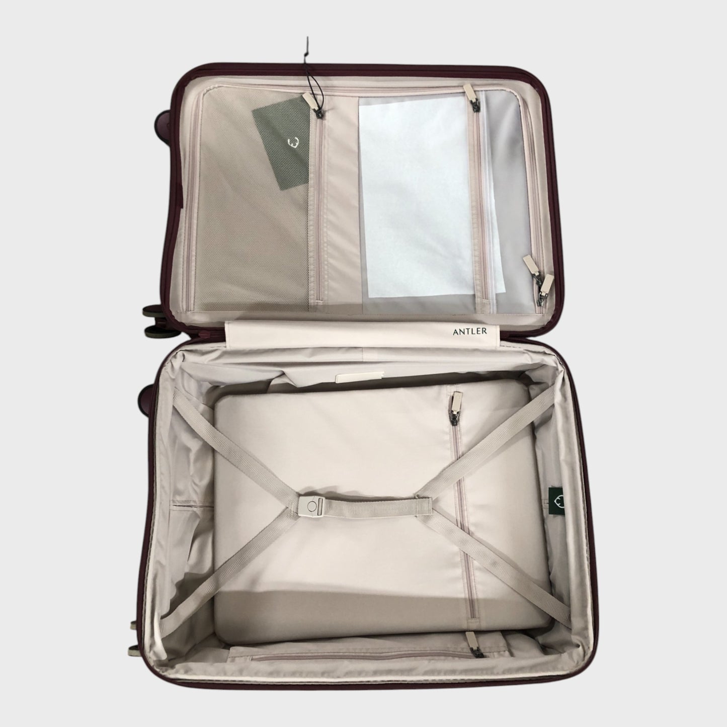 Antler Medium Stamford 2.0 Hard Suitcase - Berry Red