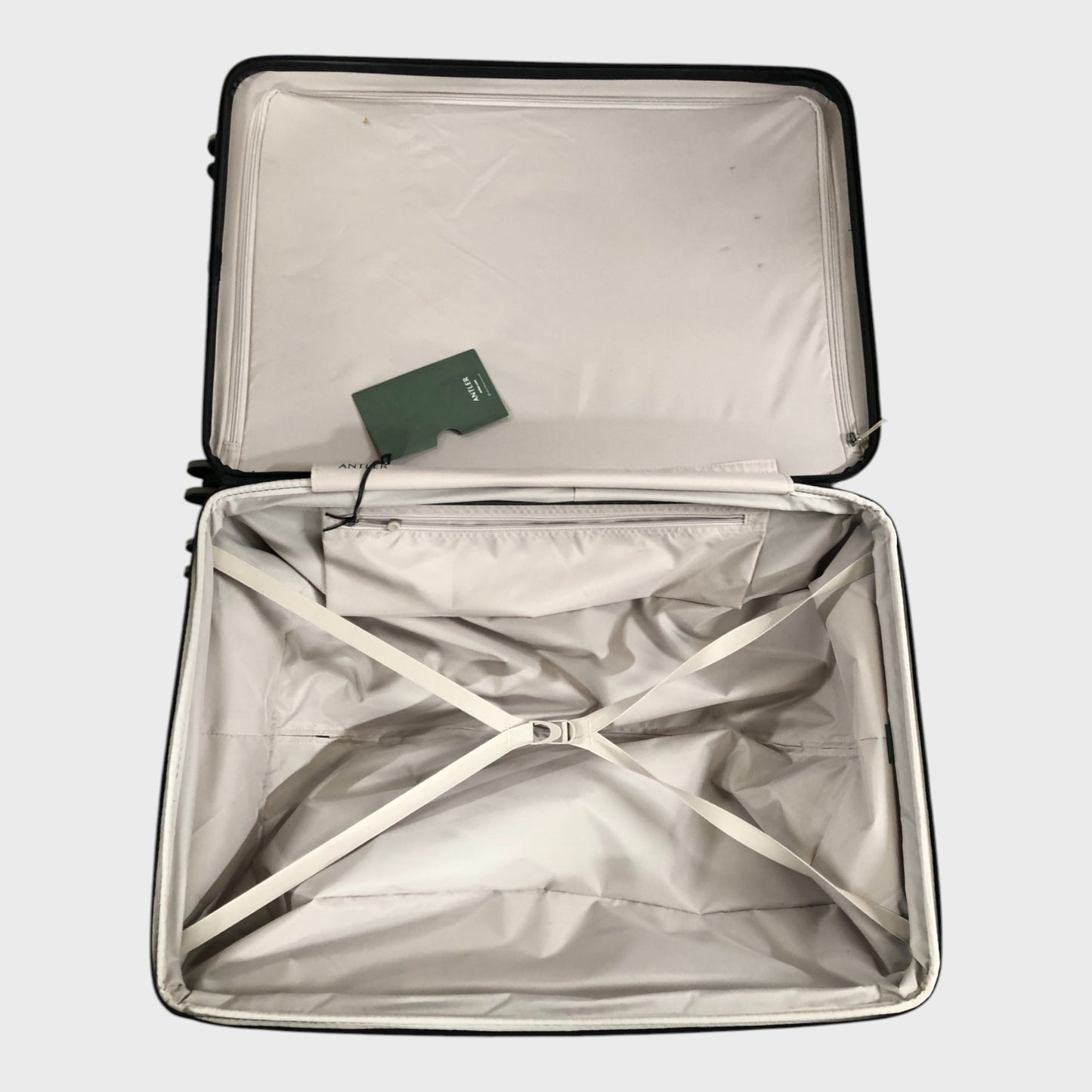Antler Large Hard Logo Suitcase - Soft Blue