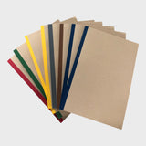A5 Kraft Lined Notebooks - Pack of 8