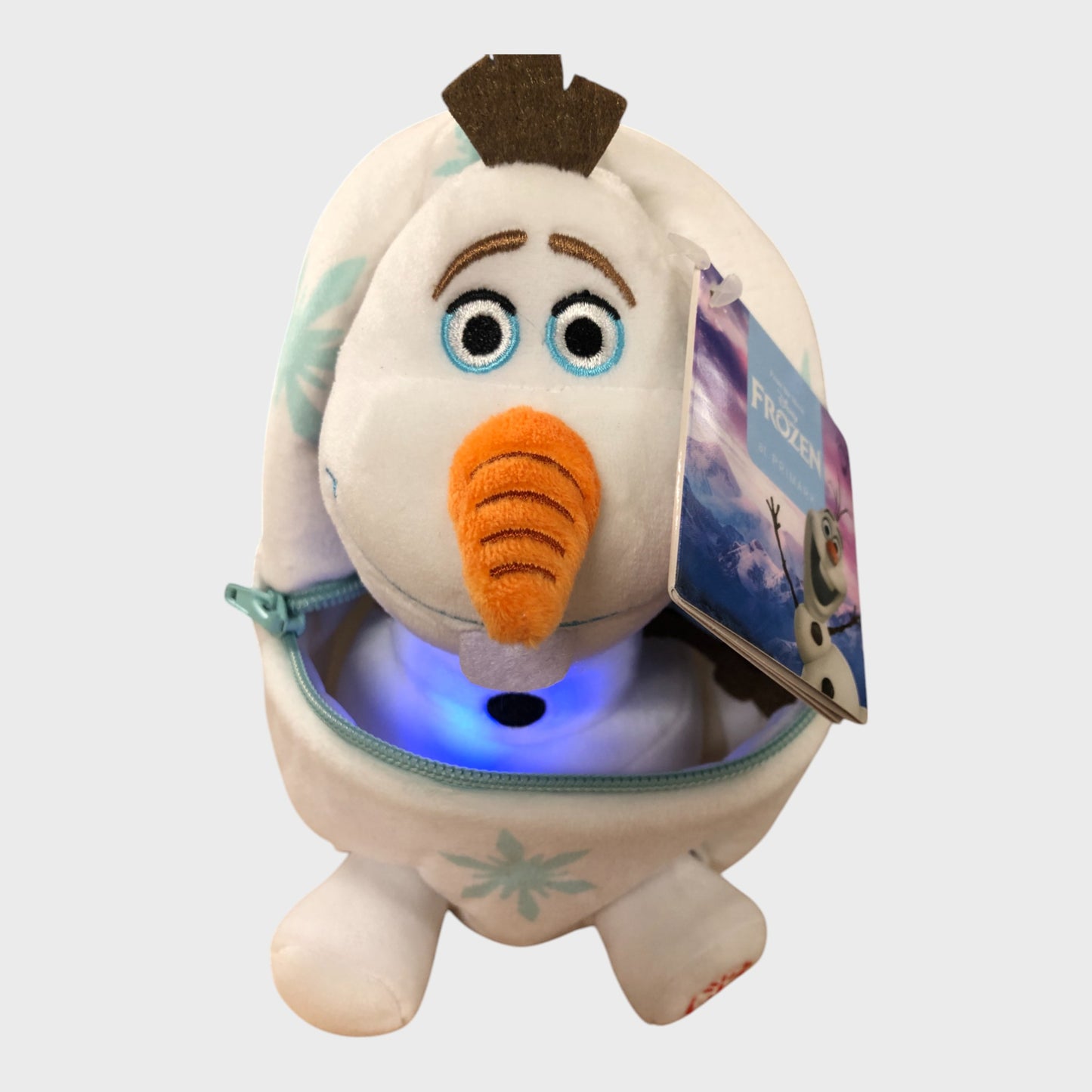 Light Up Zip Up Olaf Plush Toy