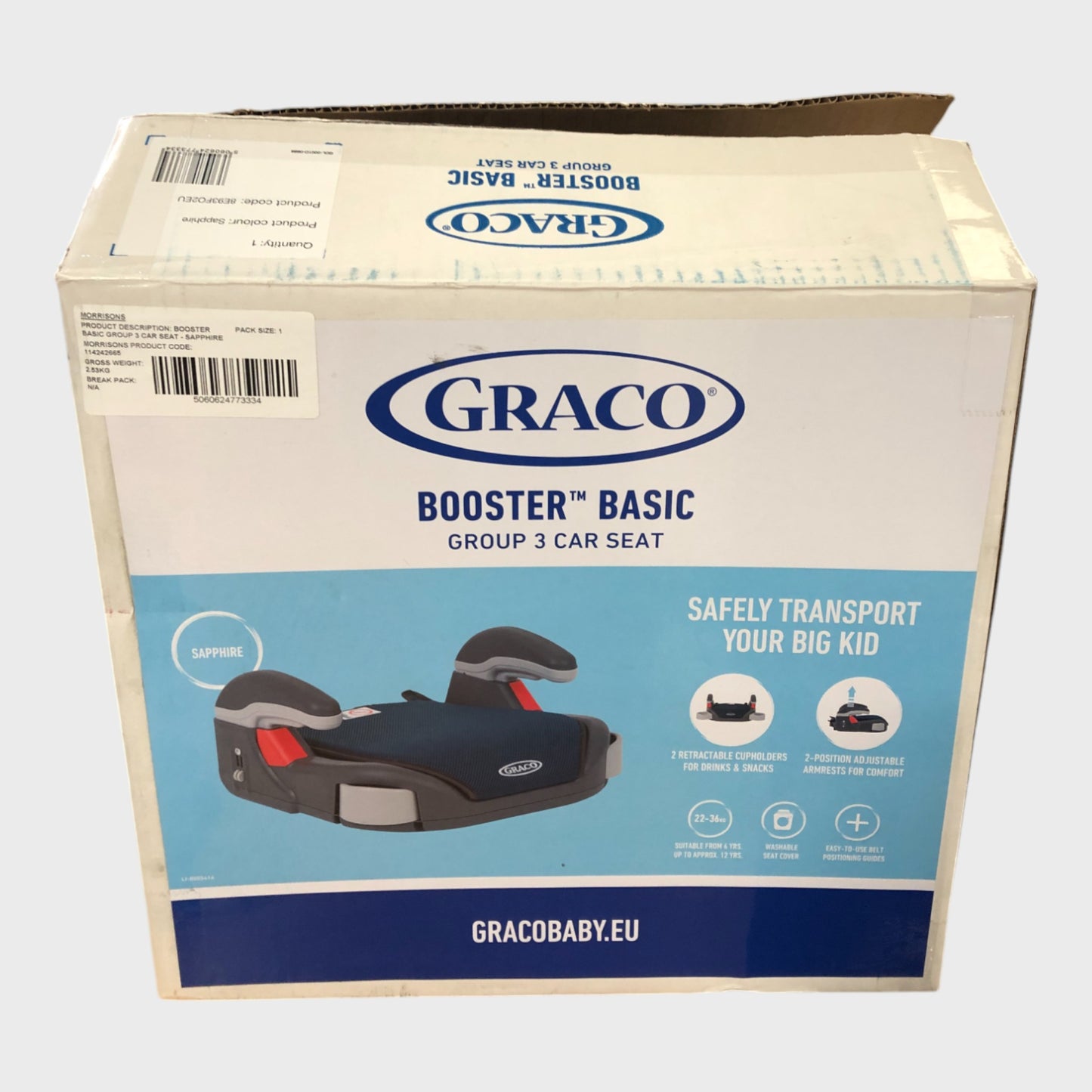 Graco Group 3 Basic Car Booster Seat - Sapphire