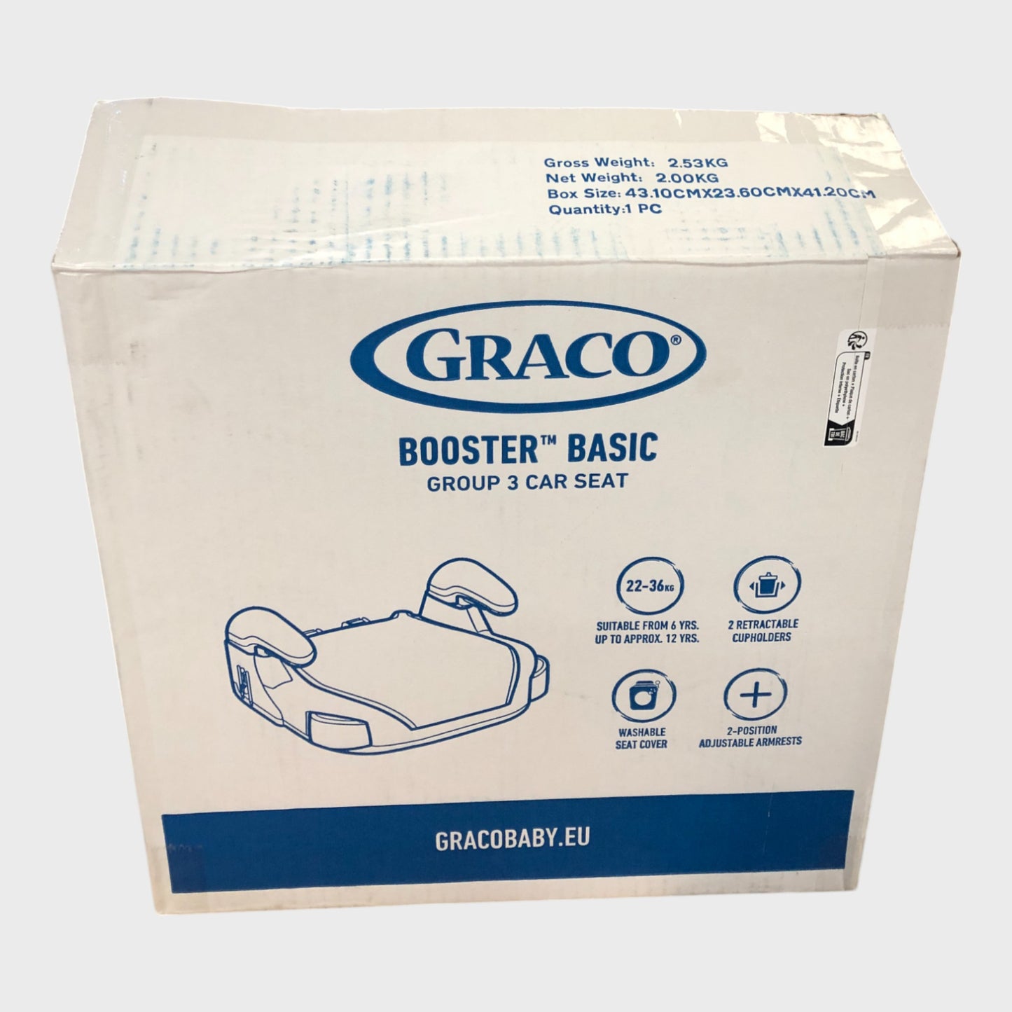 Graco Group 3 Basic Car Booster Seat - Sapphire