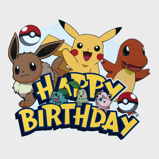 Pokémon Cake Toppers - Pack of 16