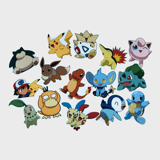 Pokémon Cake Toppers - Pack of 16