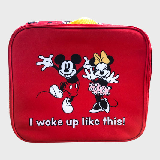 Red Mickey and Minnie Lunch Bag