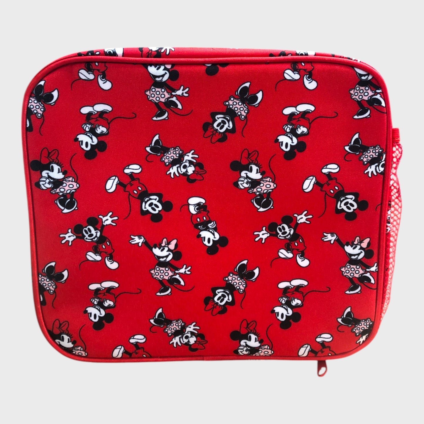 Red Mickey and Minnie Lunch Bag