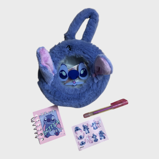 Stitch Purse With Notepad and Pen Set