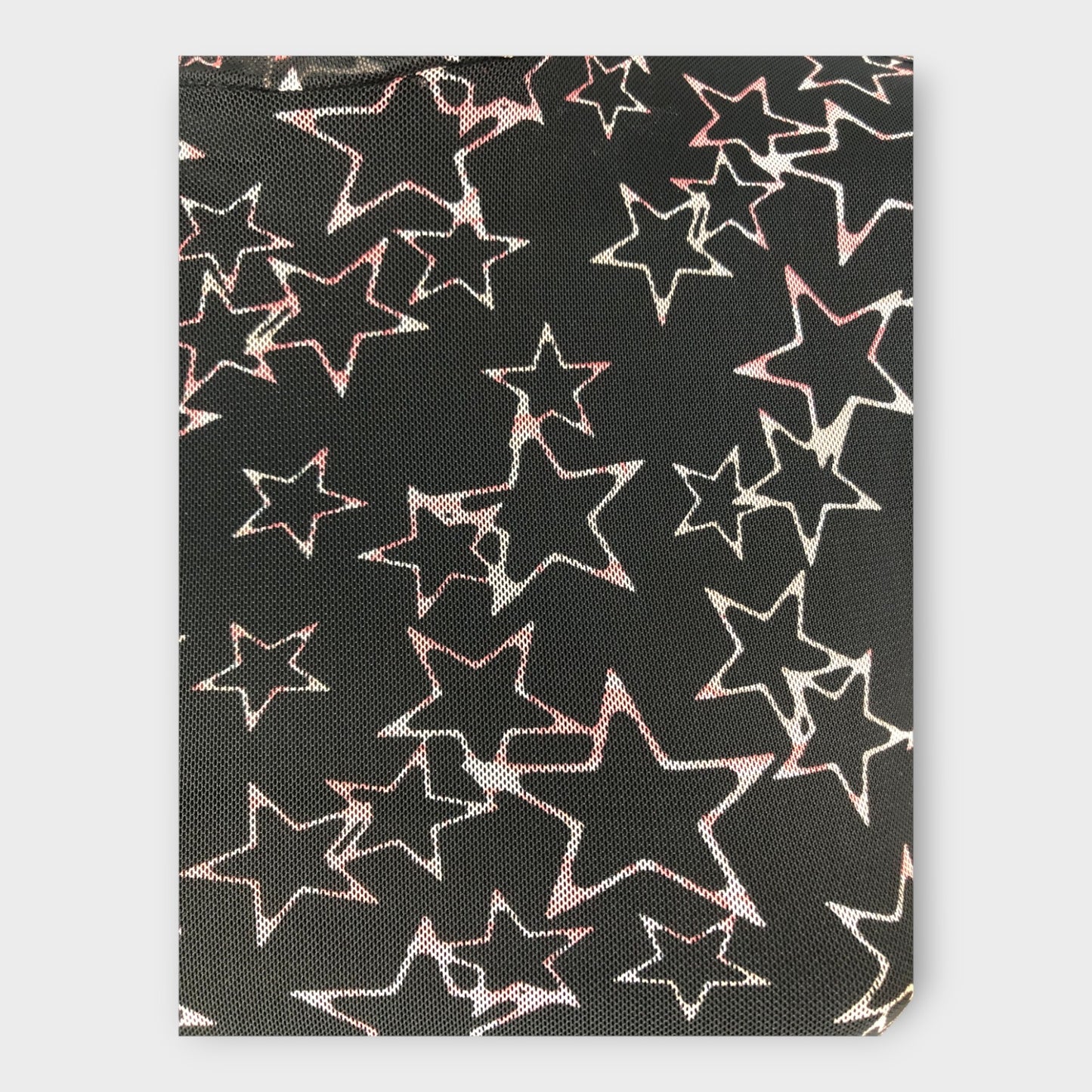 STAR PATTERN Women's Long Dress Black Mesh High Neck Maxi