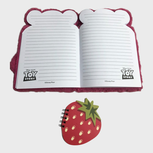 Toy Story Lotso Notepad and Mini Strawberry Notepad