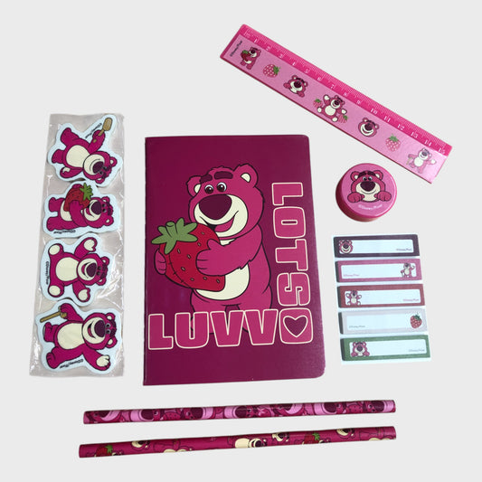 Toy Story Lotso Pencil Case and Stationary Set