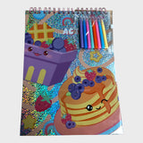 Kawaii Food Colouring and Activity Book