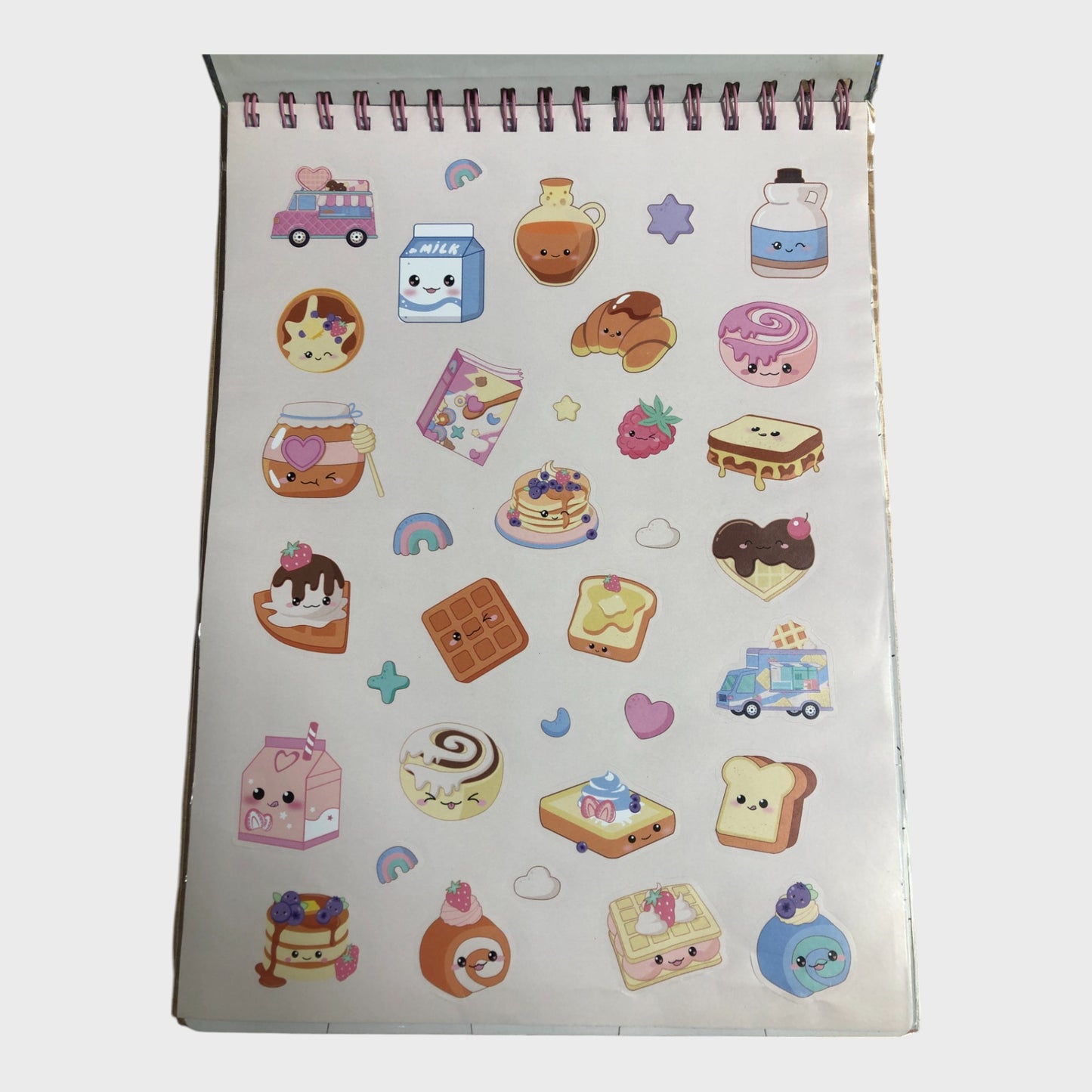 Kawaii Food Colouring and Activity Book