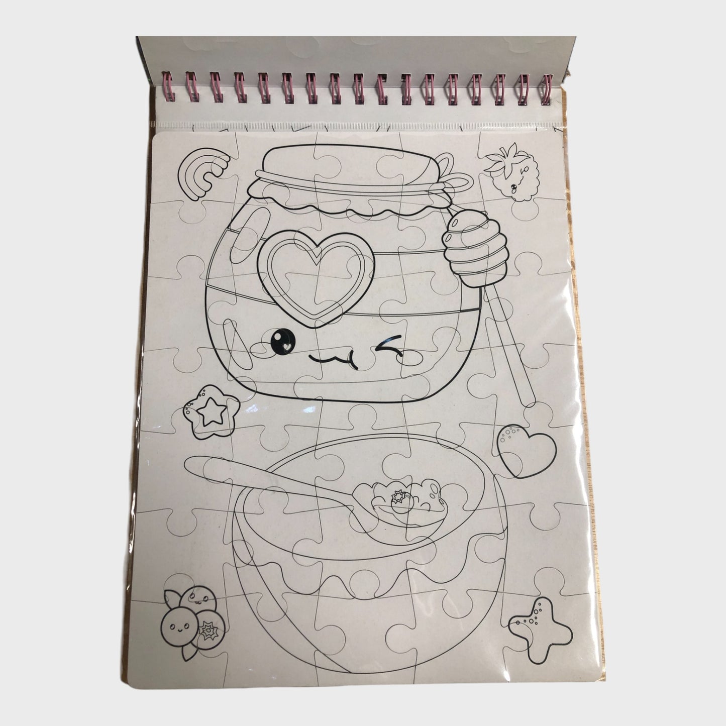 Kawaii Food Colouring and Activity Book