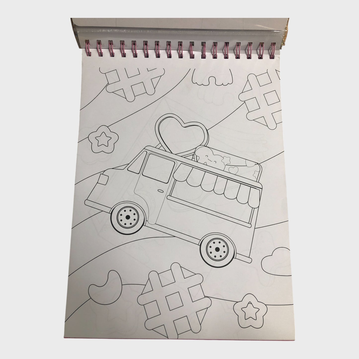 Kawaii Food Colouring and Activity Book