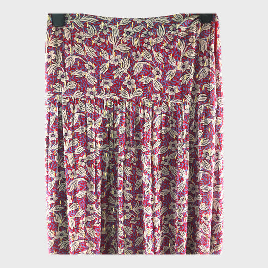Branded Multi Floral Skirt - UK8
