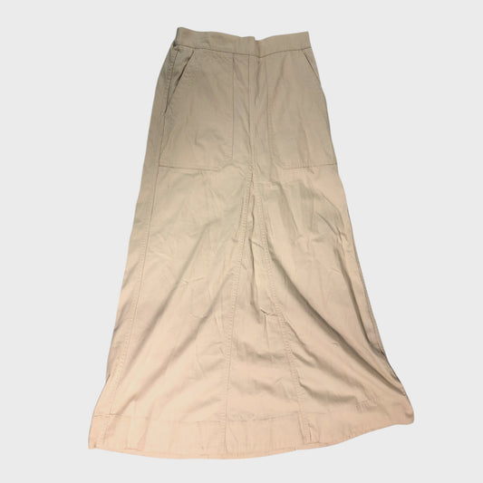 Branded Beige Utility Skirt - UK8