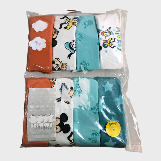 Disney Mickey & Friends Long Sleeve Pyjamas - 4 Pack - 12-18 Months