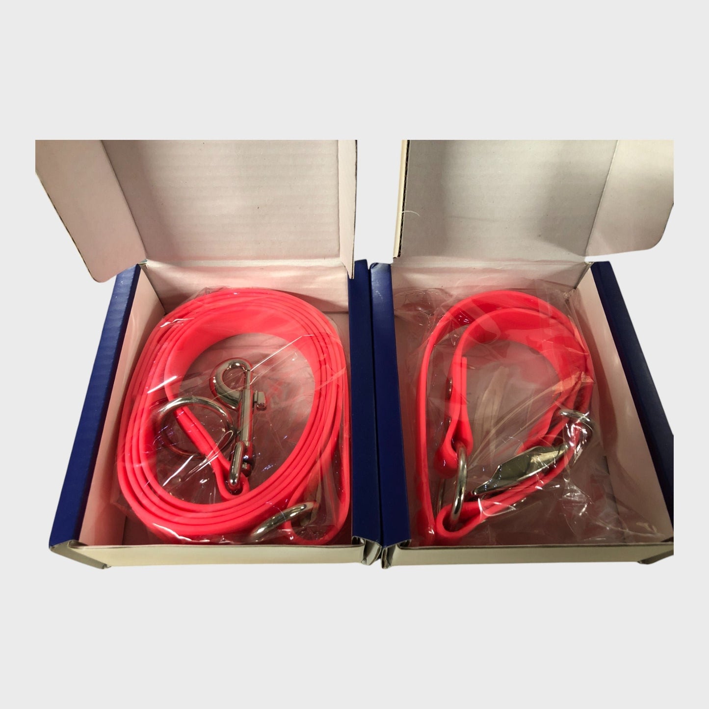 Waterproof Vinyl Coated Dog Lead and Collar Set